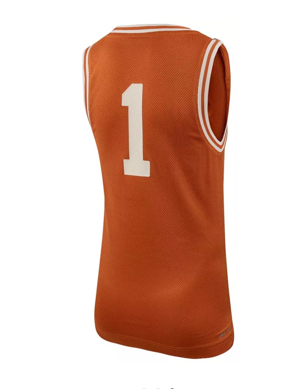 Nike Texas youth Burnt Orange Basketball Jersey #1, size large - Picture 3 of 9